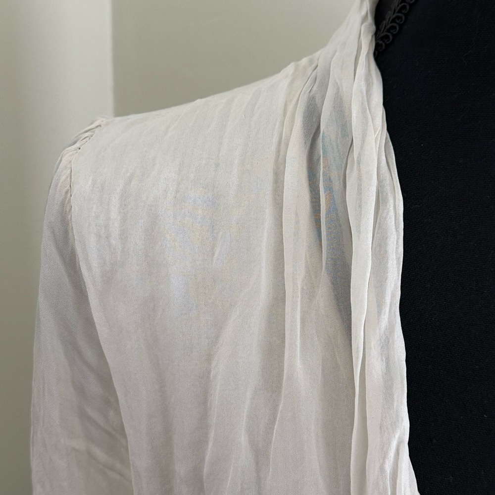 Carla Conti Cream Sequin Blouse - Picture 7 of 15